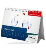 Personalised Calendar for Office Desk and Table Display, Custom Printed Branding Gift for Corporate Gifting, Promotions, Employee Kits and Daily Date Tracking